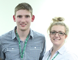 Photo of Mr Timothy Morley-Sattler and Miss Meg Parsons, courtesy ICMJ