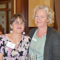 Delegates from Anglicare Pamela Proudfoot & Kate Horne. Photograph by Sarah Stitt