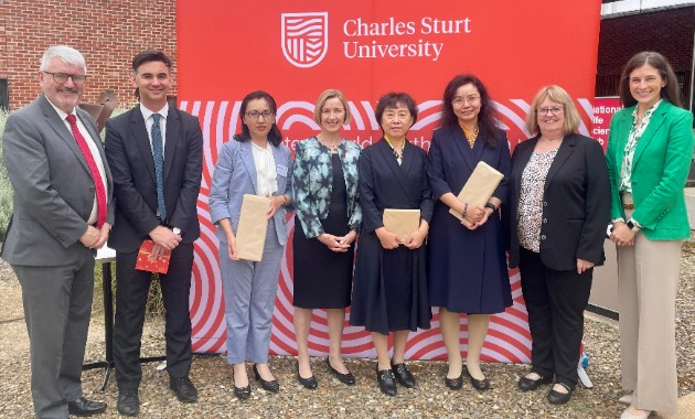 Charles Sturt welcomes delegates from three partner universities in China