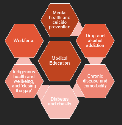 Priority research areas within the School of Rural Medicine