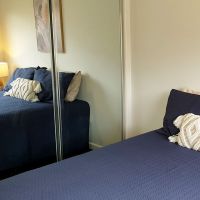 View of main bedroom