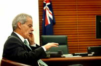 CSU's Vice-Chancellor Professor Ian Goulter in Canberra for the Budget session