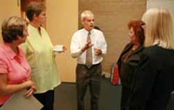 Vice-Chancellor Professor Ian Goulter at the launch of the Leadership Development for Women program.