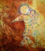 Ms Julie-Ann Tylor's art on exhibition at the HR Gallop Gallery CSU, Wagga Wagga.