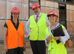 From left: Federal Minister for Health and Ageing, Nicola Roxon, Deputy Vice-Chancellor (Academic) Ross Chambers and Federal Member for Riverina, Kay Hull.