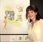 CSU graphic design student Ms Missy Dempsey.