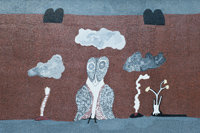 Central section of wall mural 'Mural wall of the Holy Spirit in our land'