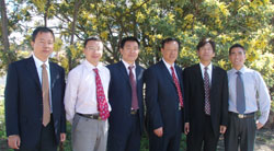 The visiting researchers from China at CSU