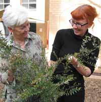 Executive Dean of the CSU Faculty of Education Professor Toni Downes (left) with Ms Jacqui Tinkler from the School of Education at CSU in Wagga Wagga. 