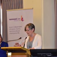 Caroline Adams and Marg Holt present a paper. Photograph by Sarah Stitt