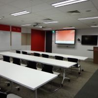The room has projector and tv facilities