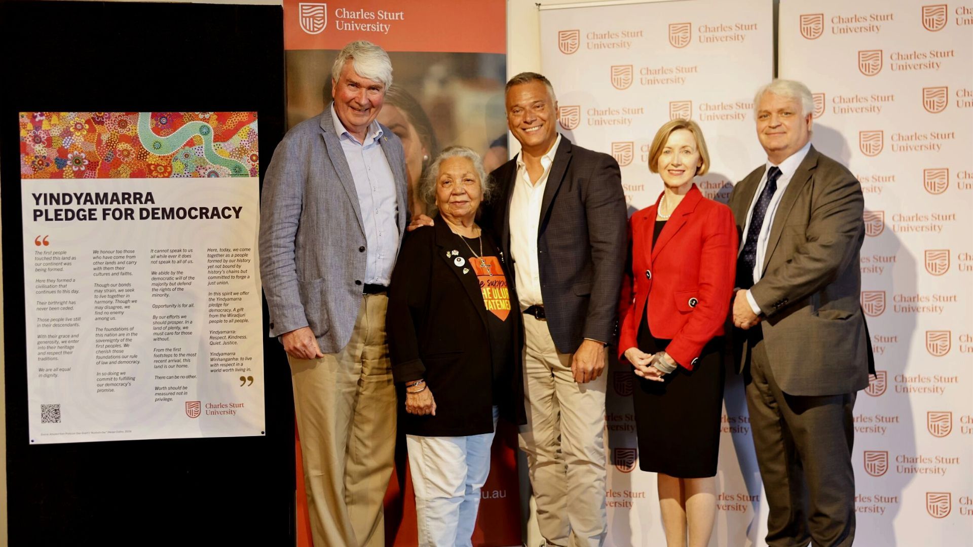 Charles Sturt launches Yindyamarra Pledge for Democracy to help unite ...