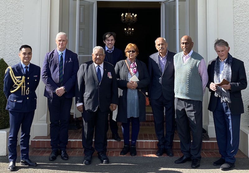 Anthony Maher and the Royal Commonwealth Society at the Governor General's House