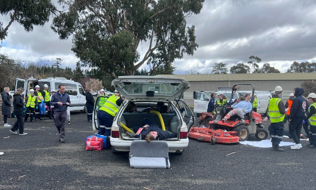 Multi-casualty simulation in Bathurst prepared final-year paramedicine students for real world