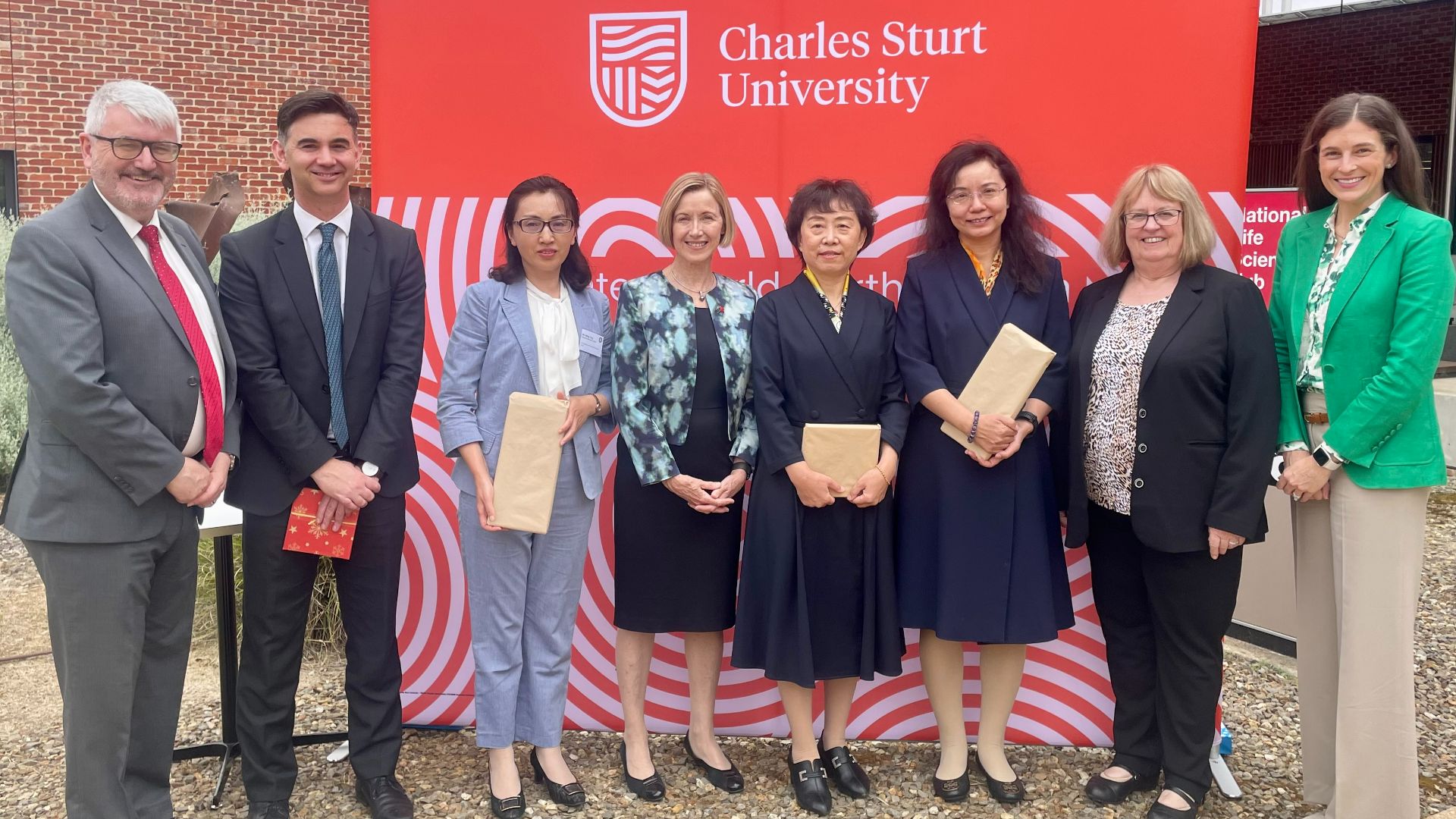 Charles Sturt welcomes delegates from three partner universities in China