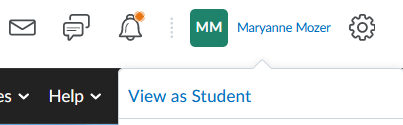 accessing student view