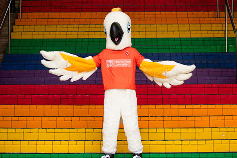 Charlie is the mascot of Charles Sturt