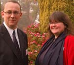 Organisers of the CSU Health Research Forum Dr Rod Pope and Dr Jenny Wilkinson.