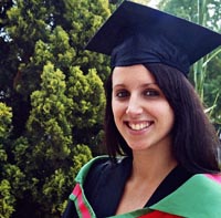 CSU graduate Ms Chloe McPherson. 