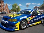 Guaranteed to get you to the church on time, a V8 Supercar.
