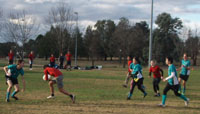Ultimate frisbee match at the 2009 Eastern University Games at CSU at Bathurst