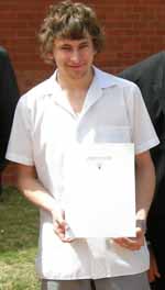 Leeton High School student Mr Micheil Smith.