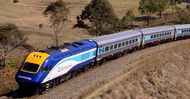XPT travelling