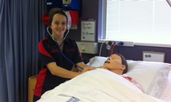 CSU nursing student Ms Mikaela Dart