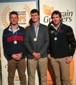 Three crop winners