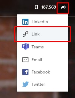 LinkedIn Learning share link