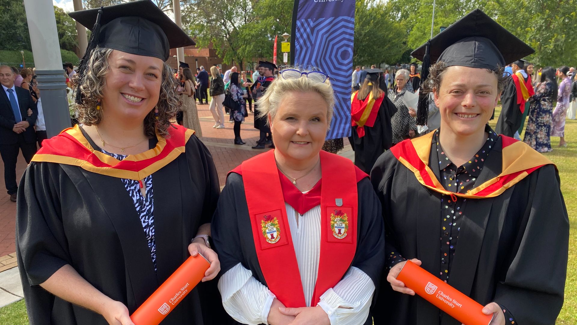 Caps in the air! A big day as more than 280 university graduates celebrate in Albury-Wodonga 