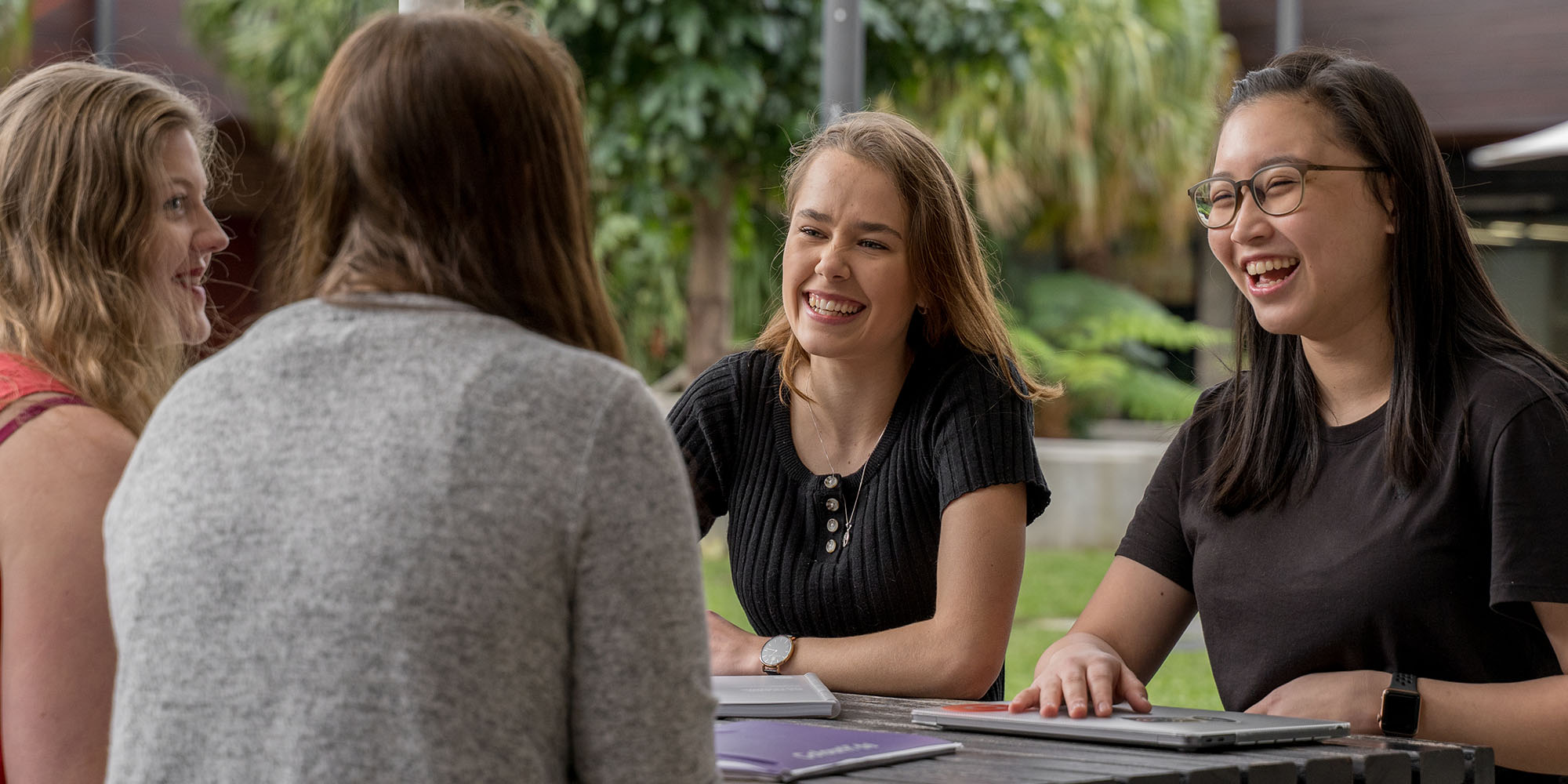 International students become part of a friendly and vibrant student community.