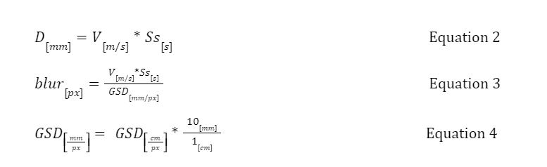 Equations 2 - 4