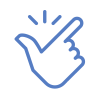 Icon of finger clicking