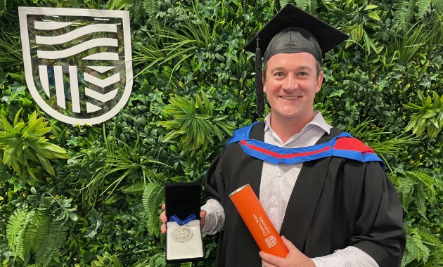 ‘You won’t regret it’ says recent master’s graduate and University Medal recipient