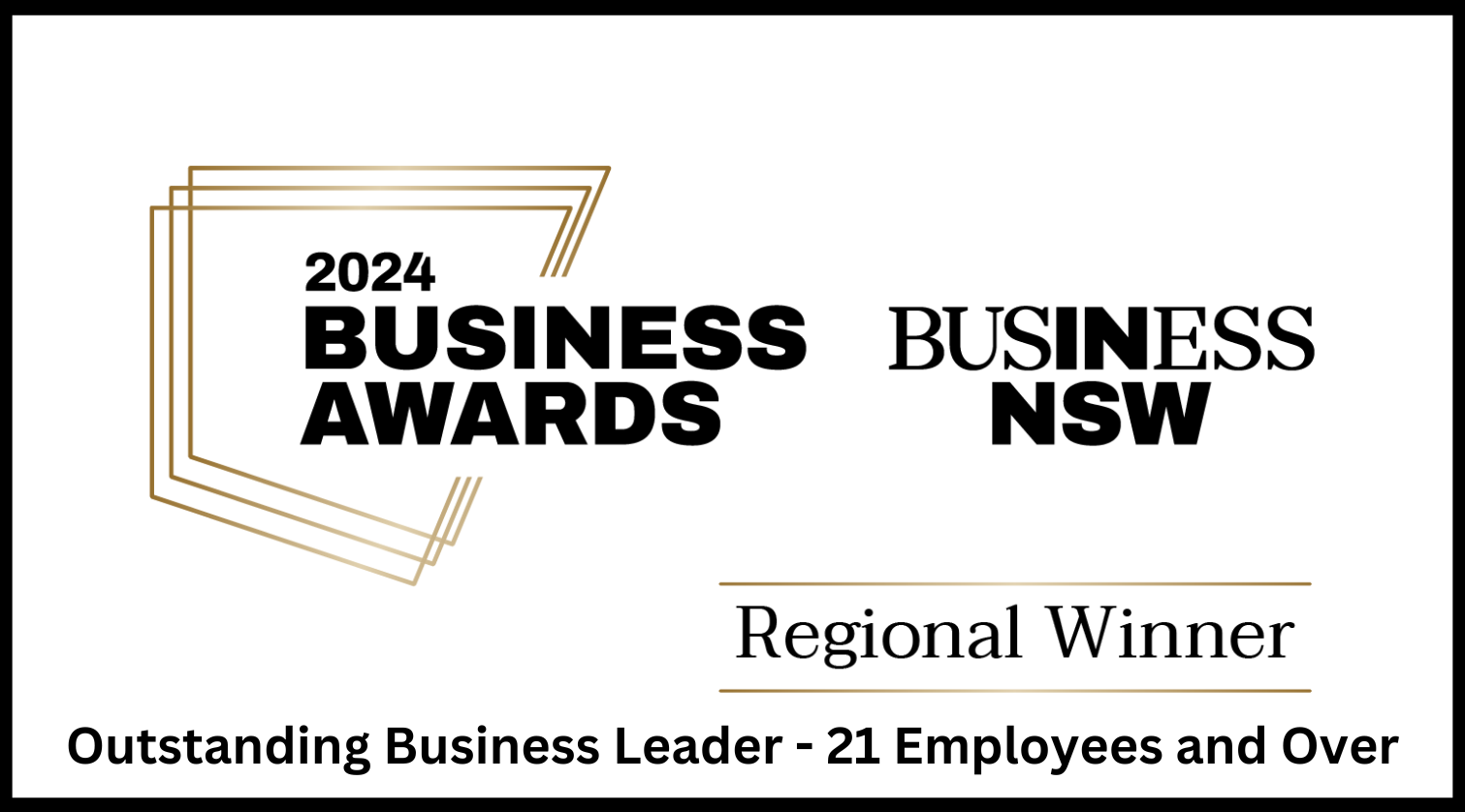 Business NSW State Finalist 2024 - Outstanding Business Leader 21 Employees and Over