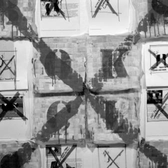 A work in the exhibition by David Green and Veronica Cay