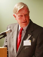 The first Pro-Chancellor of Charles Sturt University, Mr Ian Macintosh, AM.