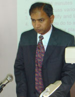 Associate Professor Manohar Pawar from the CSU School of Humanities and Social Sciences at Wagga Wagga.
