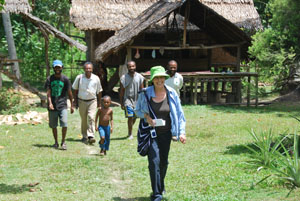 In November 2009, EH Graham Centre Director Professor Deirdre Lemerle visited University of Technology model villages in PNG where local food productivity systems are being developed.