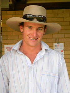 CSU Ag Club president Mr Richard Connell