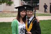 Graduates from the Yunnan University of Finance and Economics in Kunming China on 15 June 2011. 