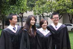 Graduates in 2011 from the Yunnan University of Finance and Economics.