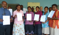 Dr Kay Owens and lecturers from Madang Teachers College PNG