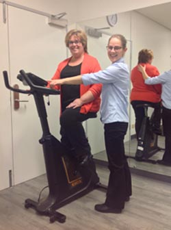 Physio class at the CEW