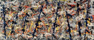 Jackson Pollock, Blue poles, 1952, National Gallery of Australia, Canberra, purchased 1973 © Pollock-Krasner Foundation/ARS