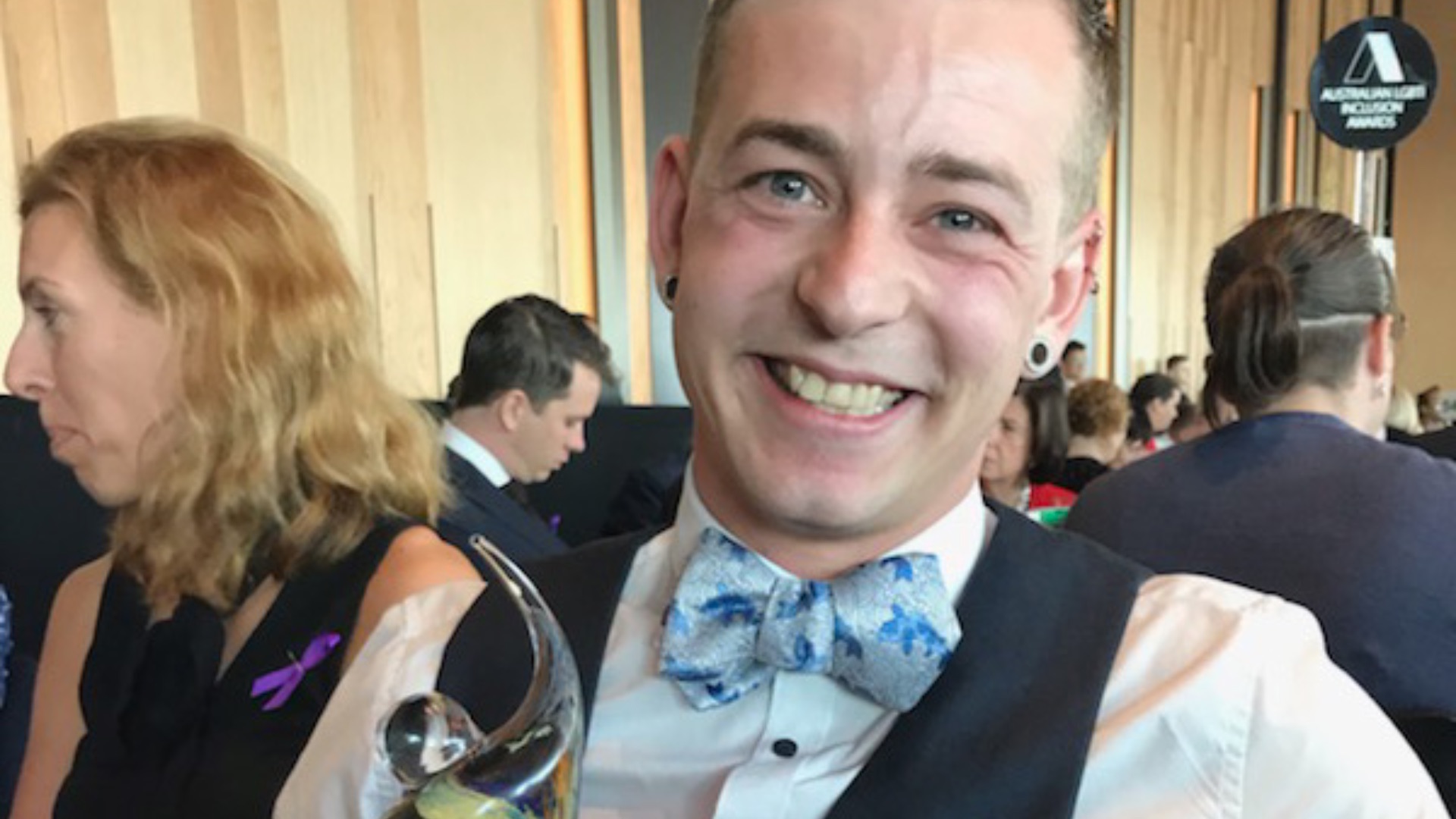 Charles Sturt University congratulates Nicholas Steepe on 2019 Out Role Model award