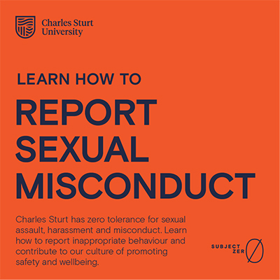 Learn how to report sexual misconduct 