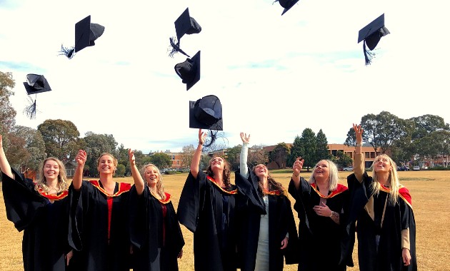 Graduation ceremonies return to Charles Sturt University