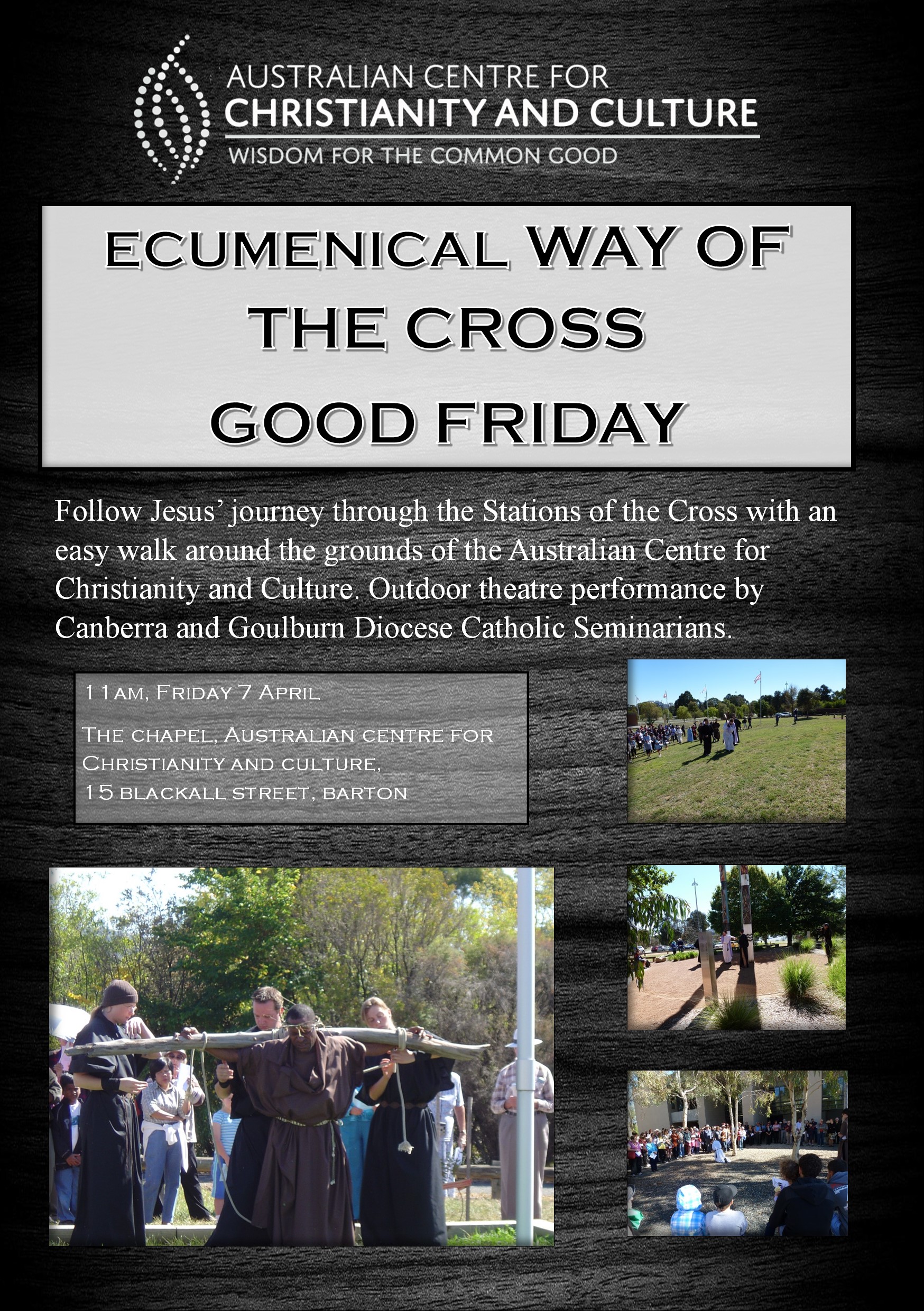 Good Friday - Ecumenical Way Of The Cross - Australian Centre For ...